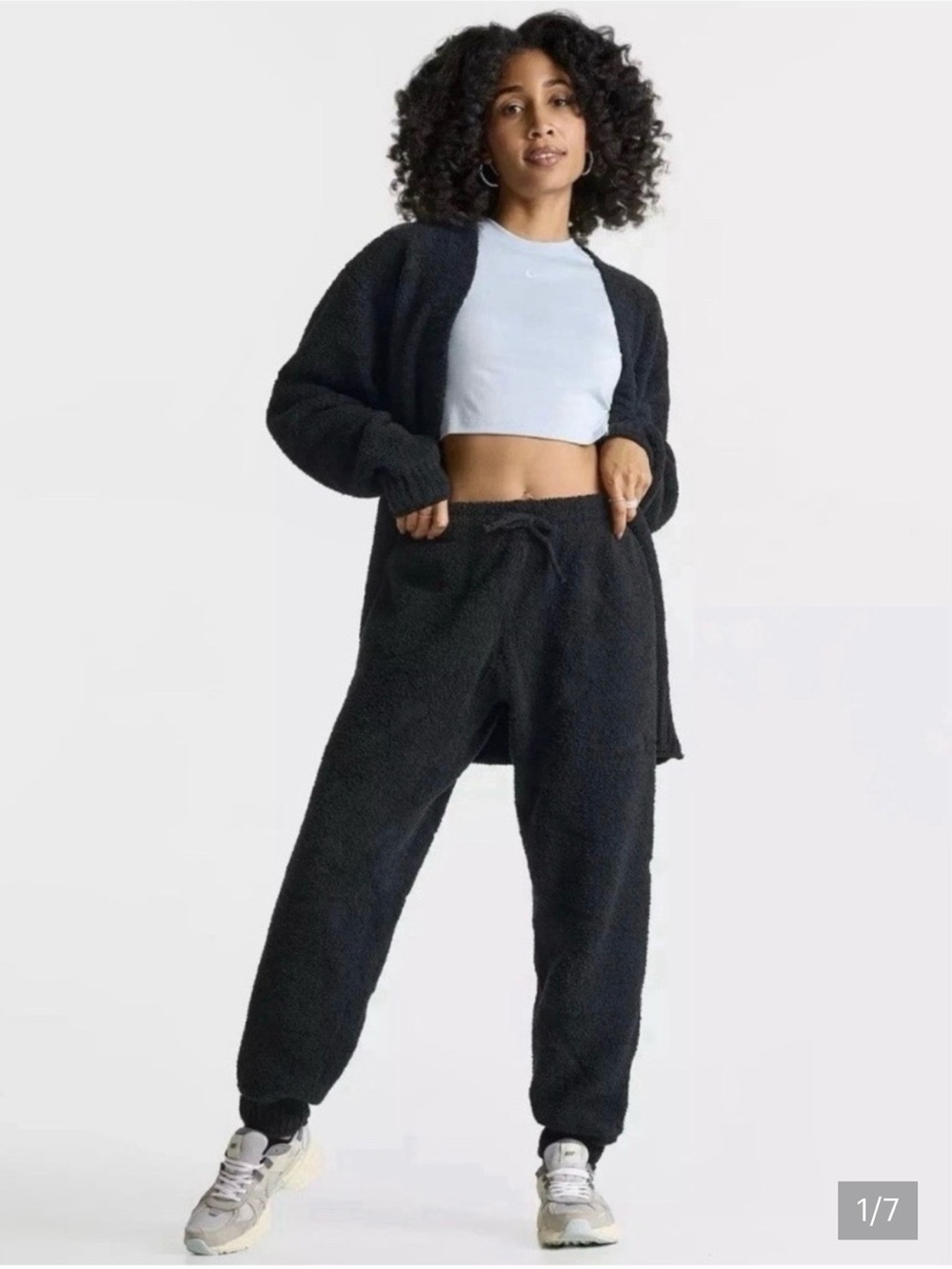 NWT Nike Pheonix Women's Black sweater Joggers
